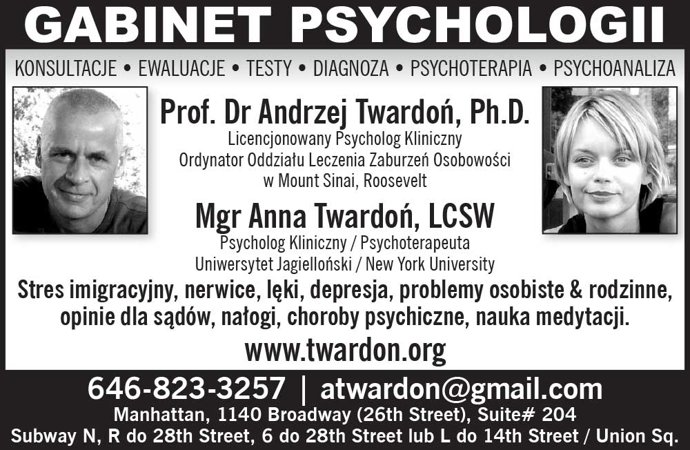 psycholog nowy jork twardon psychoterapeuta